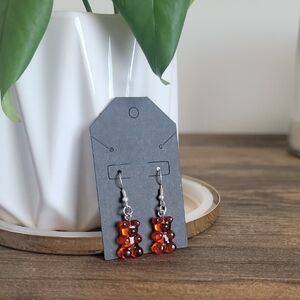 Red Gummy Bear Earrings